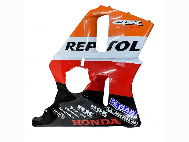 Carénages Moto Honda CBR400RR NC23 1987-1989 - Orange Blanc Rouge Noir Brillant Repsol HRC
