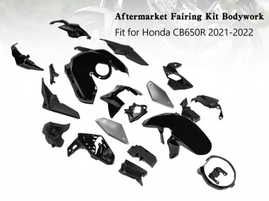Carénages Moto Honda CB650R 2019-2022 - Noir Brillant