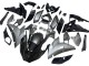 Carénages Moto Kawasaki Ninja H2 2015-2022 - Argent Noir Fibre de Carbone