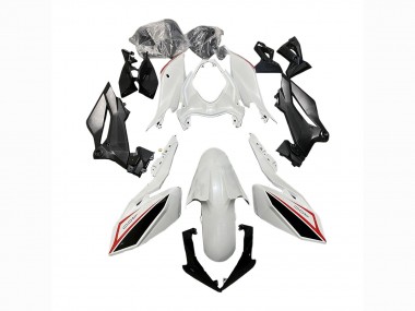 Carénages Moto Kawasaki Z400 2018-2024 - Blanc Rouge Noir