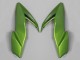 Carénages Moto Kawasaki Ninja Z650 2017-2019 - Noir Vert Argent