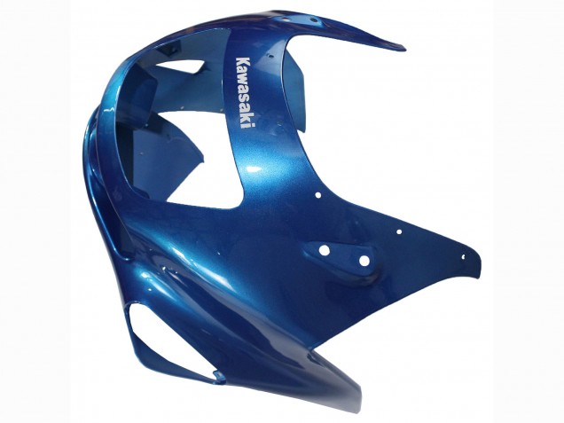 Carénages Moto Kawasaki ZZR600 1998-2003 - Bleu Argent Noir