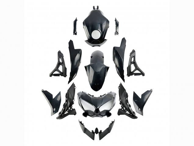 Carénages Moto Kawasaki Versys 650 2022-2025 - Noir Brillant