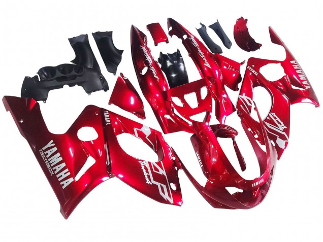Carénages Moto Yamaha YZF600R Thundercat 1996-2007 - Rouge Blanc Thundecourses