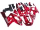 Carénages Moto Yamaha YZF600R Thundercat 1996-2007 - Rouge Blanc Thundecourses