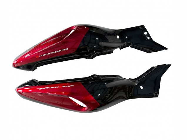 Kits Carénage Moto Yamaha YZF 1000R Thundecourses 1997-2007 - Noir Rouge Flamme