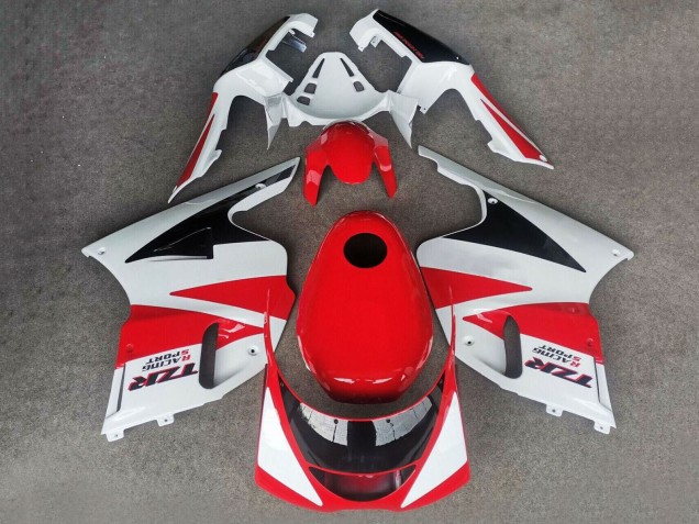 Carénages Moto Yamaha TZR250 3XV 1991-1994 - Blanc Rouge Noir Courses