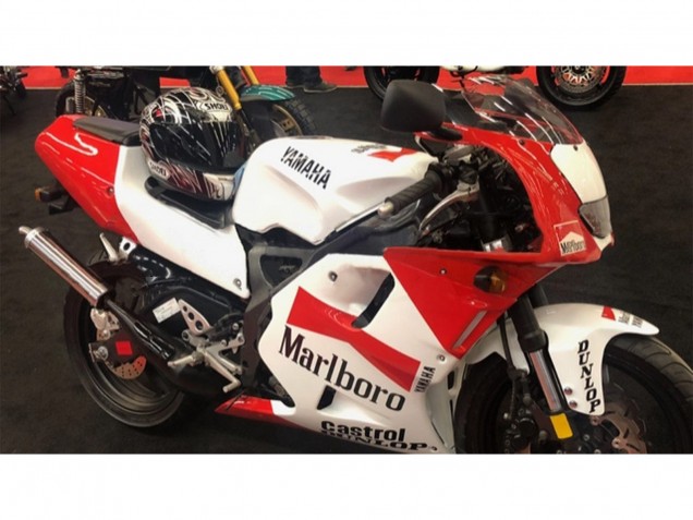 Carénages Moto Yamaha TZR250 3XV 1991-1994 - Blanc Rouge Marlboro Castrol Dunlop
