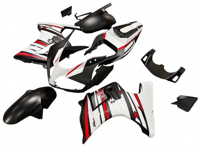 Carénages Moto Suzuki SV650 2003-2013 - Blanc Rouge Noir