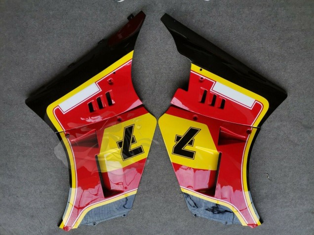 Carénages Moto Suzuki RG400 RG500 RG400/500 1984-1987 - Rouge Jaune Noir 7