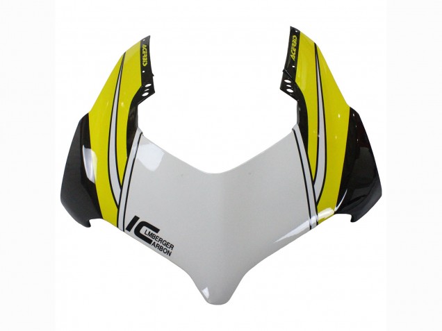 Carénages Moto Ducati Panigale V4 V4S 2020-2021 - Jaune Blanc Noir Brillant