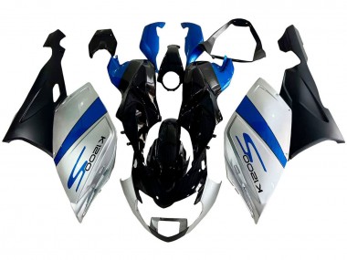 Kits Carénage Moto ABS BMW K1200S 2005-2010 - Argent Bleu Noir