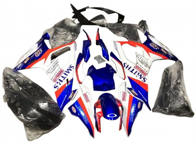 Carénages Moto BMW S1000RR 2019-2022 - Bleu Rouge Blanc Smiths