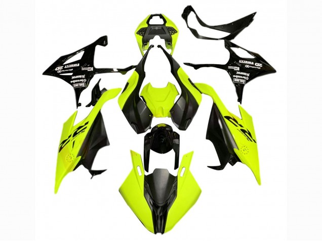 Carénages Moto BMW S1000RR 2019-2022 - Vert Citron Noir