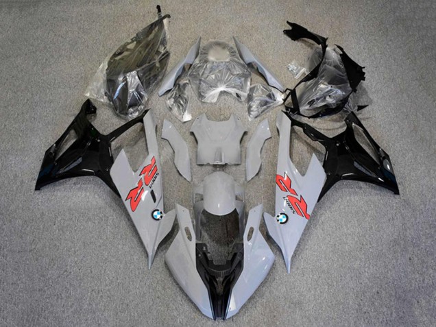 Carénages Moto BMW S1000RR 2019-2022 - Noir Gris Blanc