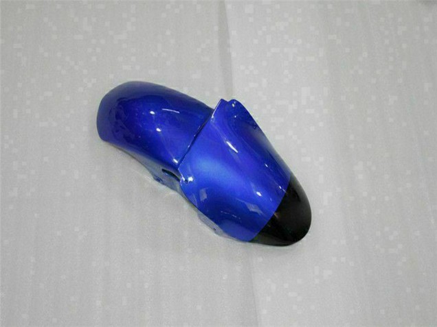 Carénages Moto Kawasaki ZX6R 2000-2002 - Bleu Noir Brillant Elf Bridgestone
