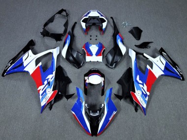 Carénages Moto BMW S1000RR 2019-2022 - Blanc Noir Bleu Rouge