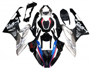 Carénage Moto BMW S1000RR 2015-2016 - Argent Rouge Bleu Noir