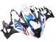 Carénages Moto BMW S1000RR 2009-2014 - Blanc Bleu Noir Mat
