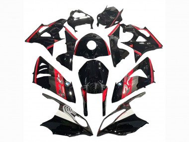 Carénage Moto BMW S1000RR 2009-2014 - Rouge Noir Brillant