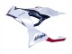 Carénages Moto Kawasaki ZX6R 2023-2025 - Blanc Perle Noir Rouge