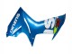 Carénages Moto Suzuki GSXR 600 / GSXR 750 2011-2024 - Bleu Clair Vert Blanc Rouge