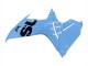 Carénages Moto Suzuki GSXR 600 / GSXR 750 2011-2024 - Bleu Clair Noir