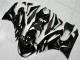 Carénages Moto Kawasaki ZX6R 2009-2012 - Noir Brillant Blanc Ninja