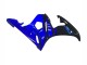 Carénages Moto Yamaha YZF R6S 2006-2009 - Bleu Noir Brillant