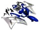 Carénages Moto Yamaha YZF 600 R6 2008-2016 - Argent Bleu