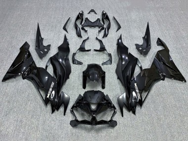 Carénage Moto Kawasaki ZX6R 2019-2022 - Noir Brillant