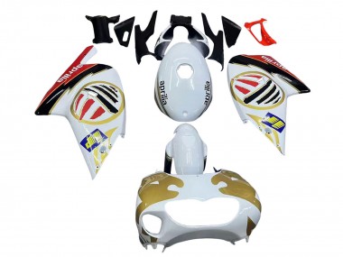Carénages Moto Aprilia RS125 2000-2005 - Blanc Jaune Rouge
