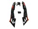 Carénages Moto Honda CBR600 F2 1991-1994 - Orange Noir Brillant