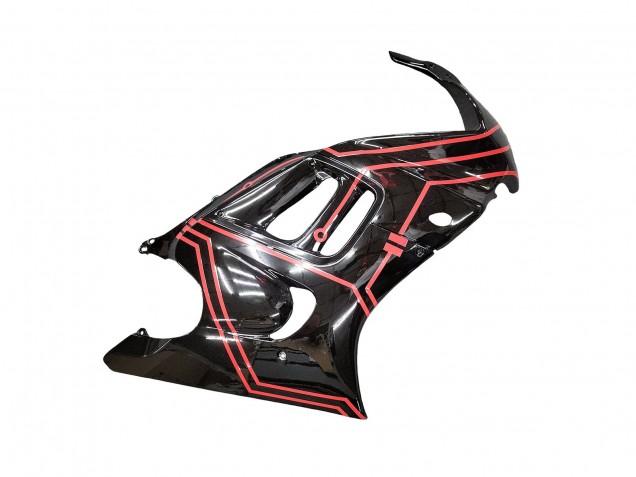 Kits Carénage Moto Honda CBR600 F3 1997-1998 - Rouge Noir Brillant