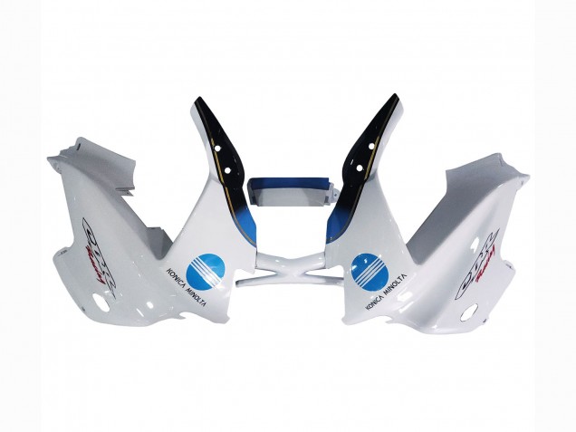 Carénages Moto Honda CBR600 F3 1997-1998 - Blanc Bleu Noir Brillant