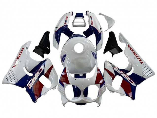 Carénages Moto Honda CBR900RR 893 1992-1993 - Blanc Rouge Bleu Foncé