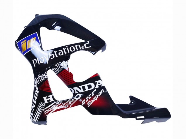 Carénages Moto Honda CBR900RR 929 2000-2001 - Rouge Blanc Noir Brillant PlayStation 2