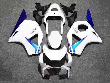 Carénages Moto Honda CBR900RR 954 2002-2003 - Blanc Bleu