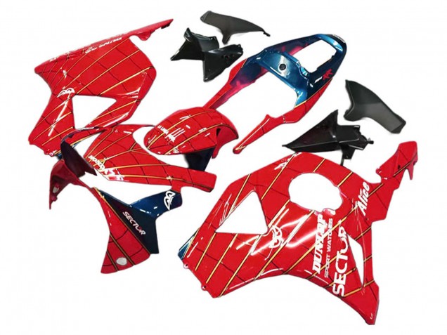 Carénages Moto Honda CBR900RR 954 2002-2003 - Rouge Bleu Foncé Dunlop