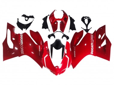 Carénage Moto Ducati 1199 2011-2014 - Rouge