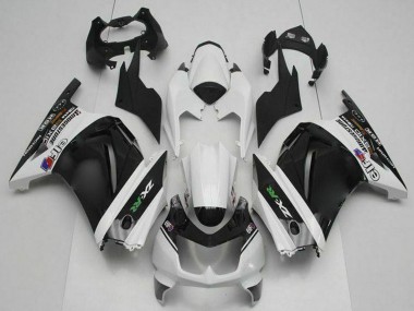 Carénages Moto Kawasaki EX250 2008-2012 - Blanc Noir Vert