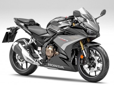 Carénages Moto Honda CBR500R 2022-2023 - Argent Gris Noir Mat