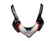 Carénages Moto Honda CBR1000RR 2004-2005 - Argent Noir Brillant Rouge Bande