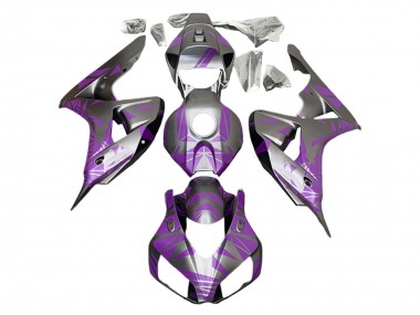 Carénages Moto Honda CBR1000RR 2006-2007 - Argent Violet Clair