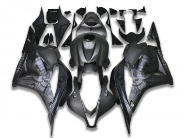 Carénages Moto Honda CBR600RR 2009-2012 - Noir Gris Crâne