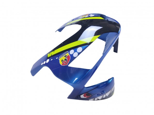 Carénages Moto Honda CBR600RR 2003-2004 - Bleu Jaune Néon Noir Brillant Requin