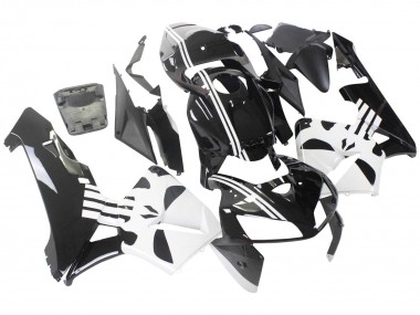 Carénage Moto Honda CBR600RR 2005-2006 - Noir Blanc