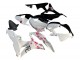 Carénages Moto Honda CBR600RR 2007-2008 - Blanc Fleur de cerisier Noir Brillant Diviser