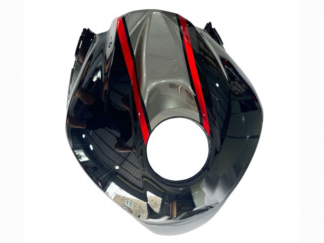 Carénages Moto Honda CBR600RR 2007-2008 - Argent Rouge Noir Brillant