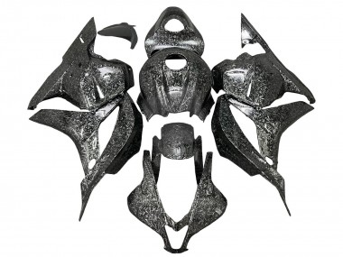 Carénages Moto Honda CBR600RR 2009-2012 - Noir Fibre de Carbone Forgée
